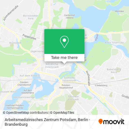 Arbeitsmedizinisches Zentrum Potsdam map