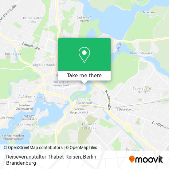 Reiseveranstalter Thabet-Reisen map