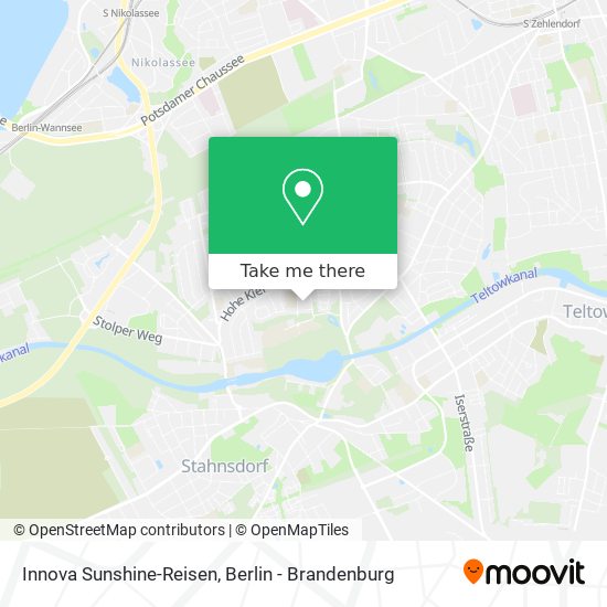 Innova Sunshine-Reisen map