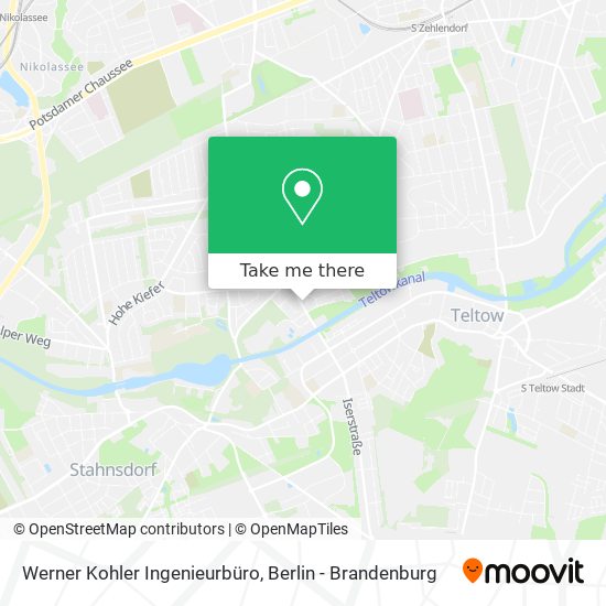 Werner Kohler Ingenieurbüro map