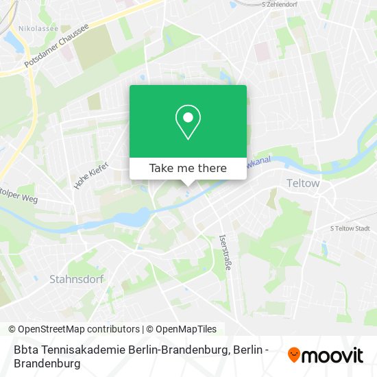 Bbta Tennisakademie Berlin-Brandenburg map