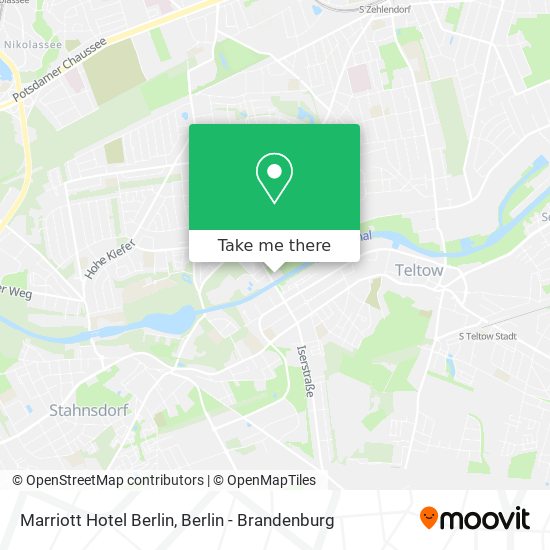 Marriott Hotel Berlin map