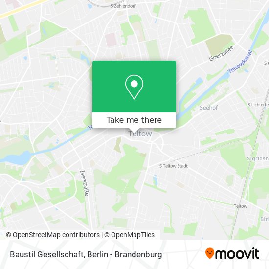 Baustil Gesellschaft map