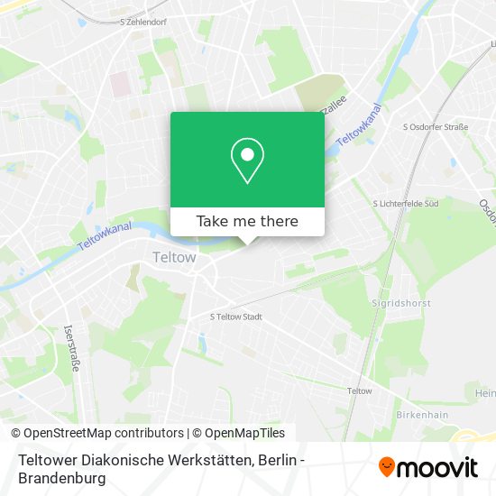 Teltower Diakonische Werkstätten map