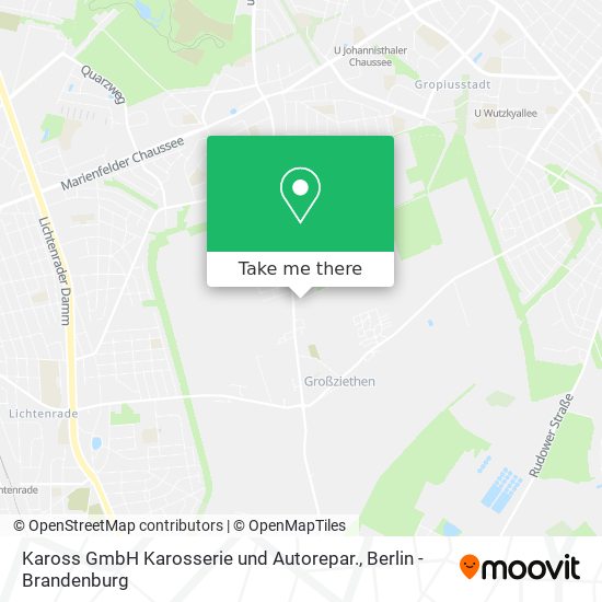 Kaross GmbH Karosserie und Autorepar. map