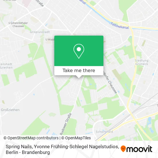 Карта Spring Nails, Yvonne Frühling-Schlegel Nagelstudios