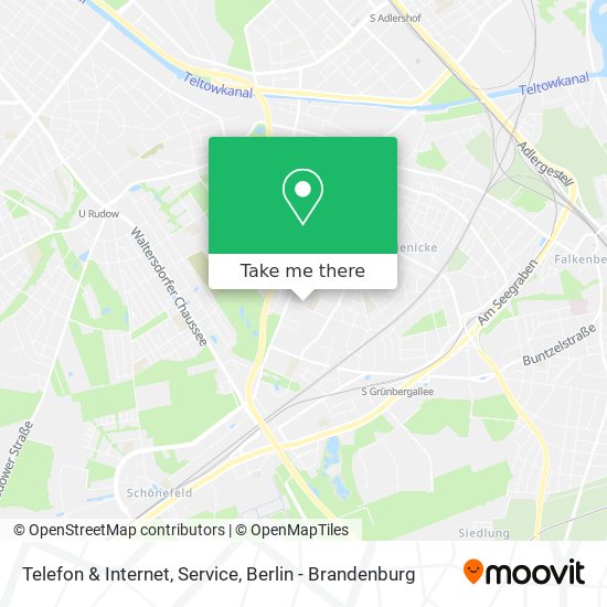 Telefon & Internet, Service map