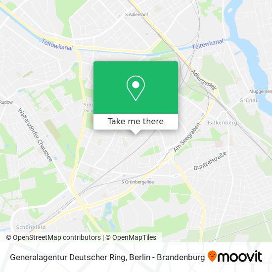 Generalagentur Deutscher Ring map