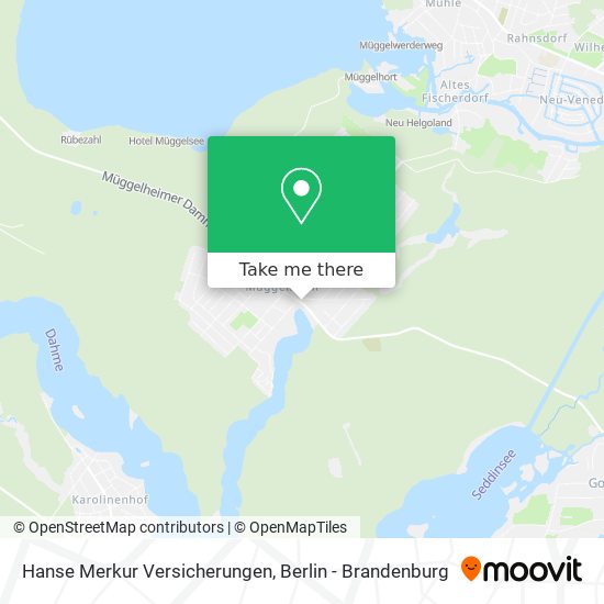 Hanse Merkur Versicherungen map