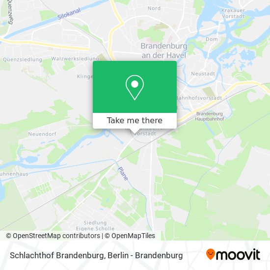 Карта Schlachthof Brandenburg