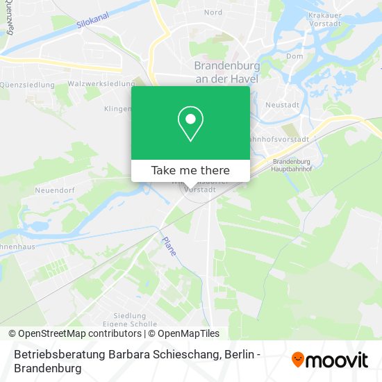 Betriebsberatung Barbara Schieschang map