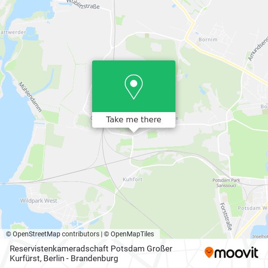 Карта Reservistenkameradschaft Potsdam Großer Kurfürst