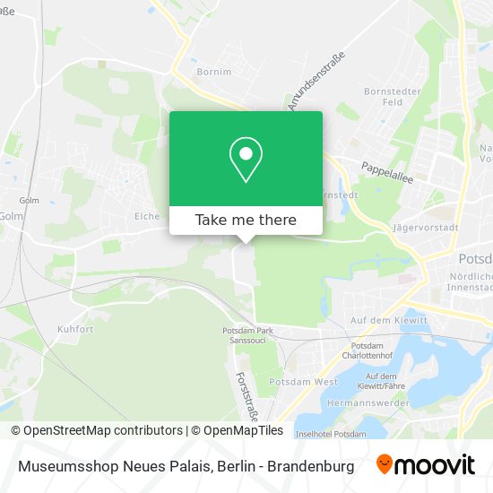 Museumsshop Neues Palais map