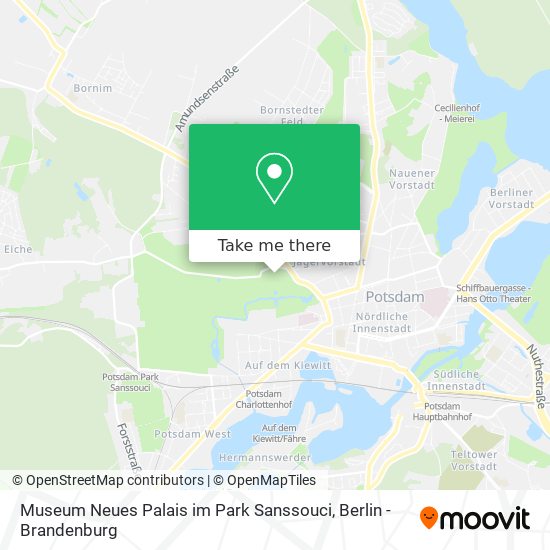 Museum Neues Palais im Park Sanssouci map