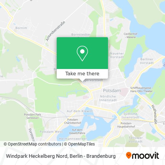 Windpark Heckelberg Nord map