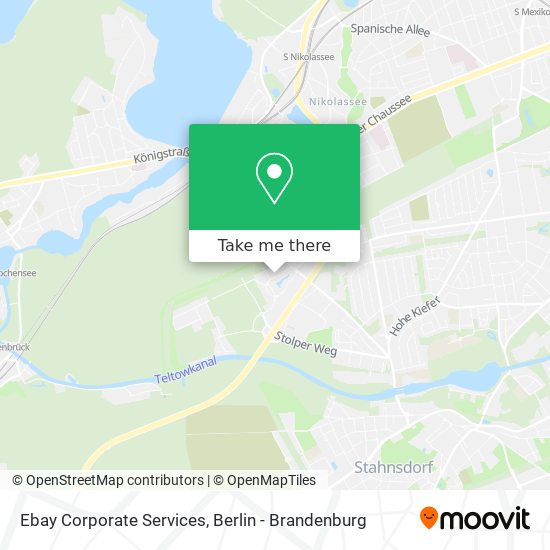 Ebay Corporate Services map