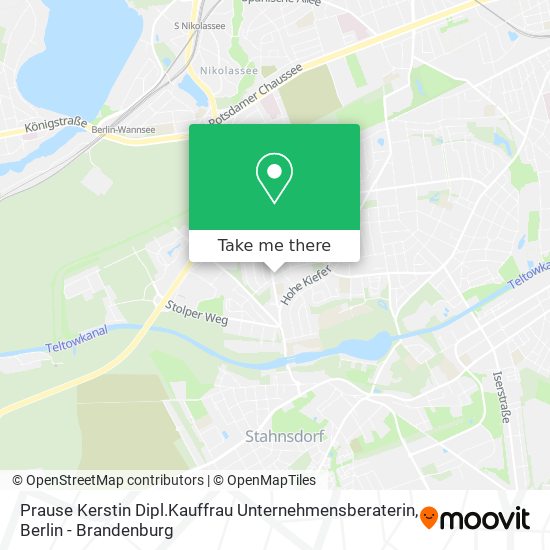 Prause Kerstin Dipl.Kauffrau Unternehmensberaterin map