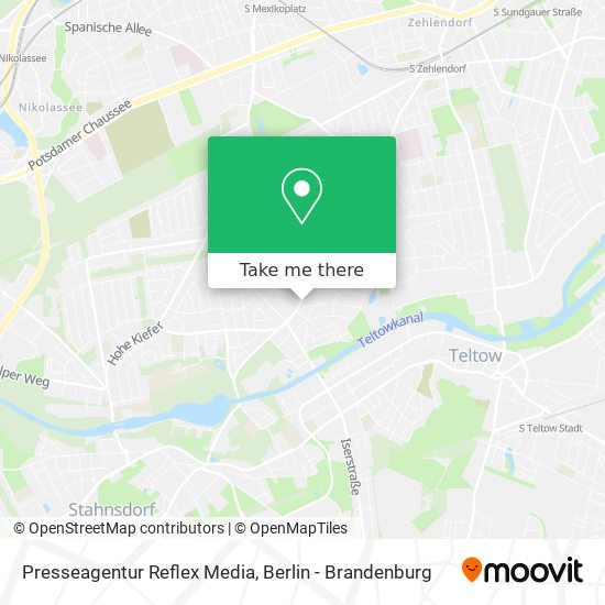 Presseagentur Reflex Media map