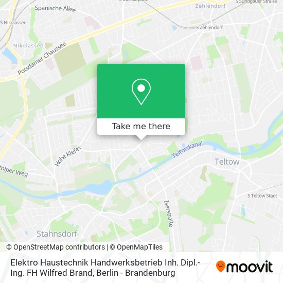 Elektro Haustechnik Handwerksbetrieb Inh. Dipl.- Ing. FH Wilfred Brand map