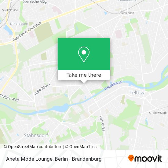 Aneta Mode Lounge map