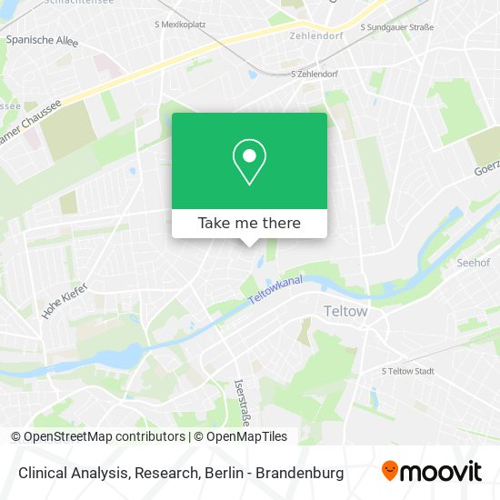 Clinical Analysis, Research map