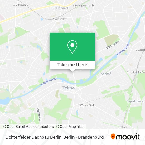 Карта Lichterfelder Dachbau Berlin