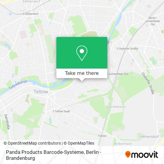 Panda Products Barcode-Systeme map