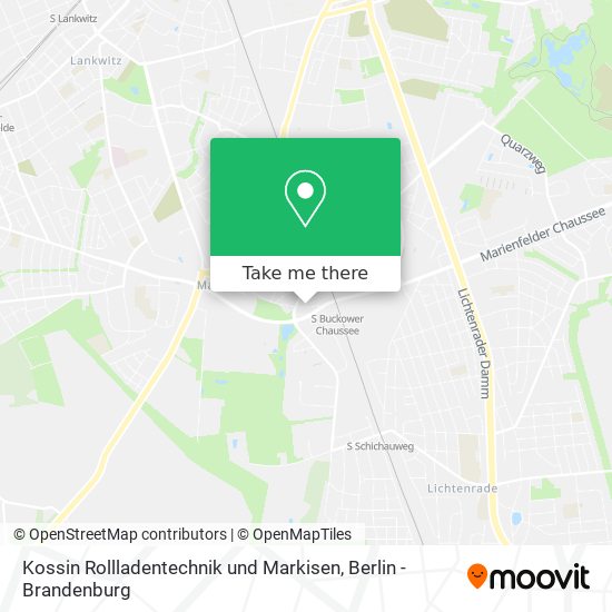 Kossin Rollladentechnik und Markisen map