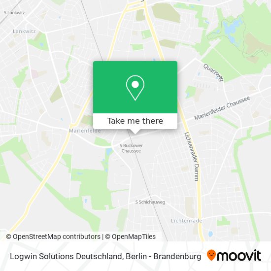 Logwin Solutions Deutschland map