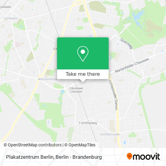 Plakatzentrum Berlin map