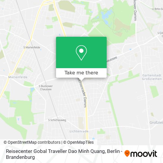 Reisecenter Gobal Traveller Dao Minh Quang map