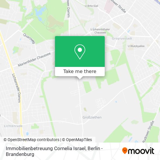Immobilienbetreuung Cornelia Israel map