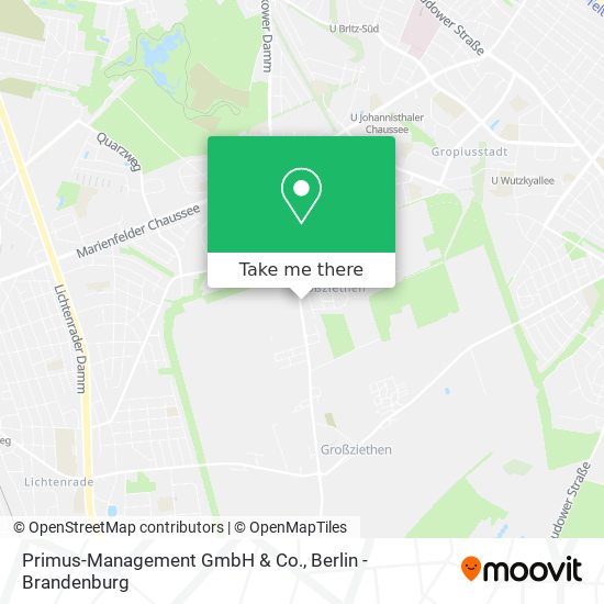 Карта Primus-Management GmbH & Co.