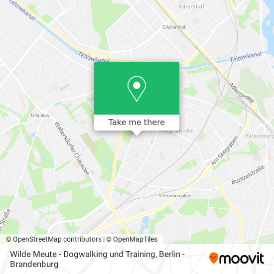 Wilde Meute - Dogwalking und Training map