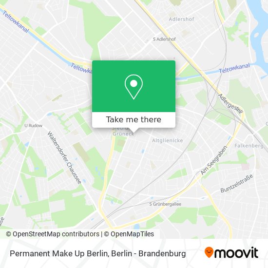 Карта Permanent Make Up Berlin