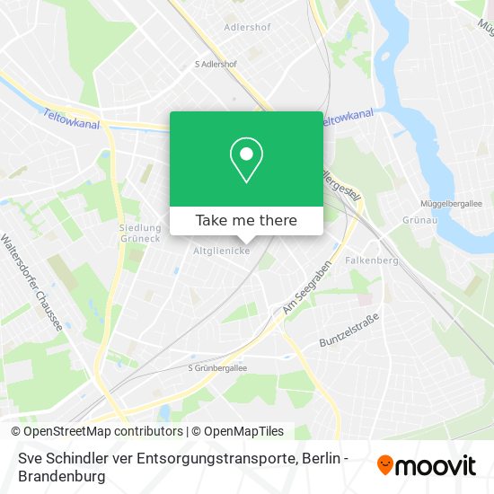 Карта Sve Schindler ver Entsorgungstransporte