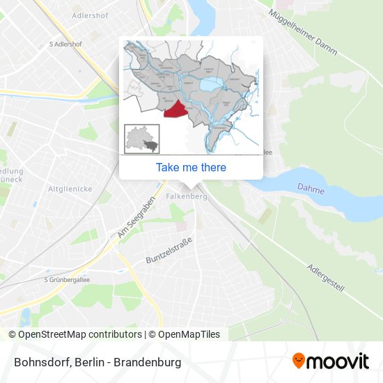 Bohnsdorf map