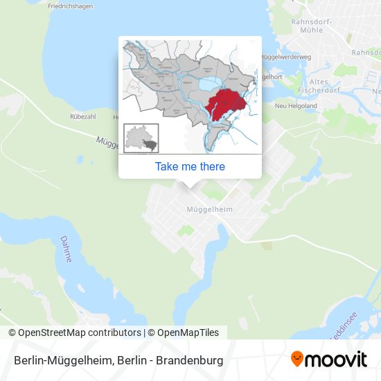 Berlin-Müggelheim map