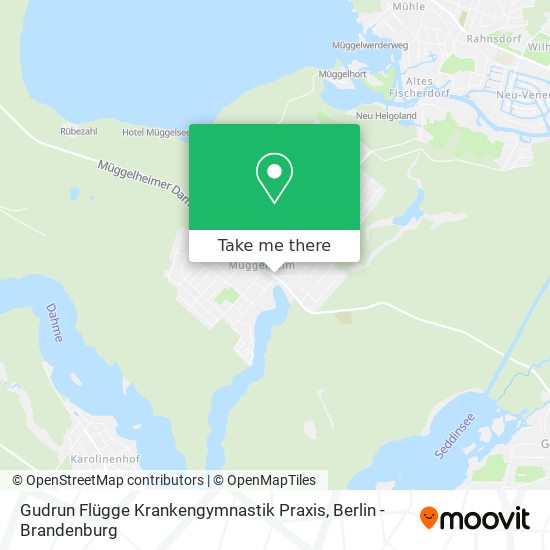 Карта Gudrun Flügge Krankengymnastik Praxis