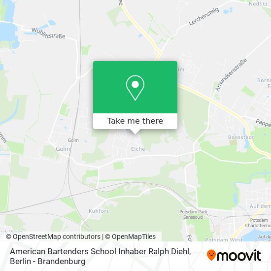Карта American Bartenders School Inhaber Ralph Diehl