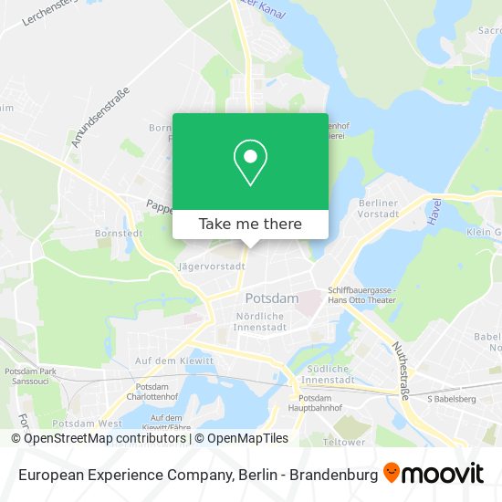European Experience Company map