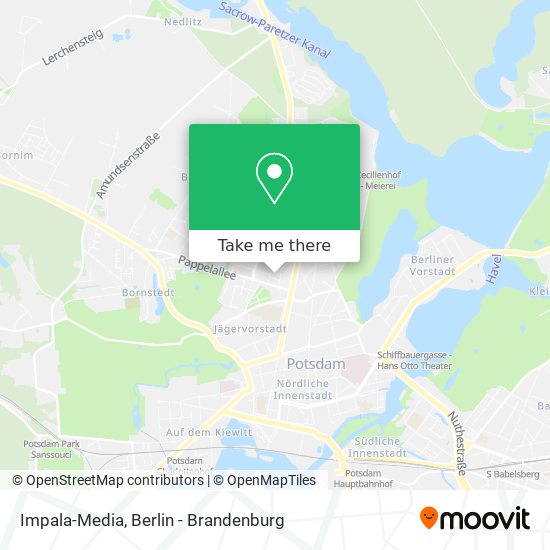 Impala-Media map