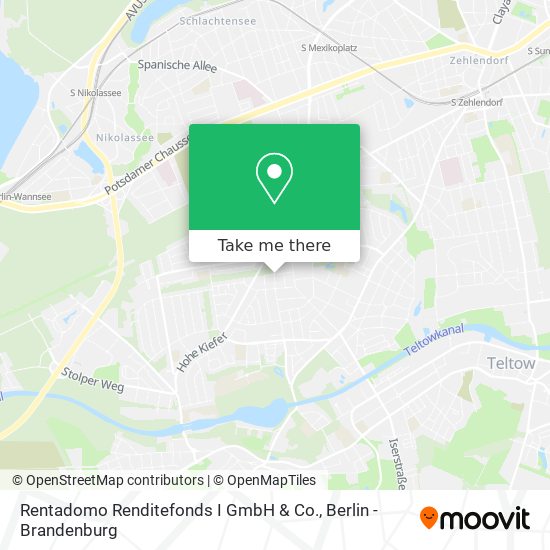 Rentadomo Renditefonds I GmbH & Co. map
