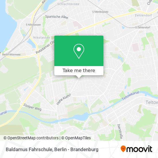Baldamus Fahrschule map