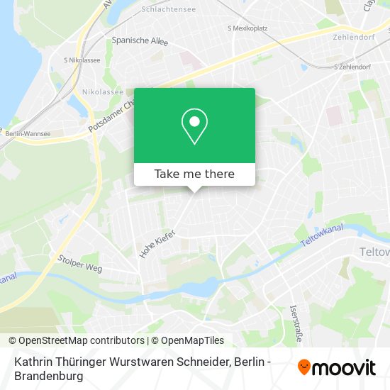 Карта Kathrin Thüringer Wurstwaren Schneider