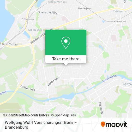 Карта Wolfgang Wolff Versicherungen