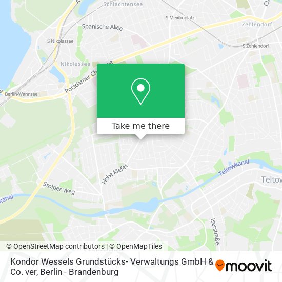 Kondor Wessels Grundstücks- Verwaltungs GmbH & Co. ver map