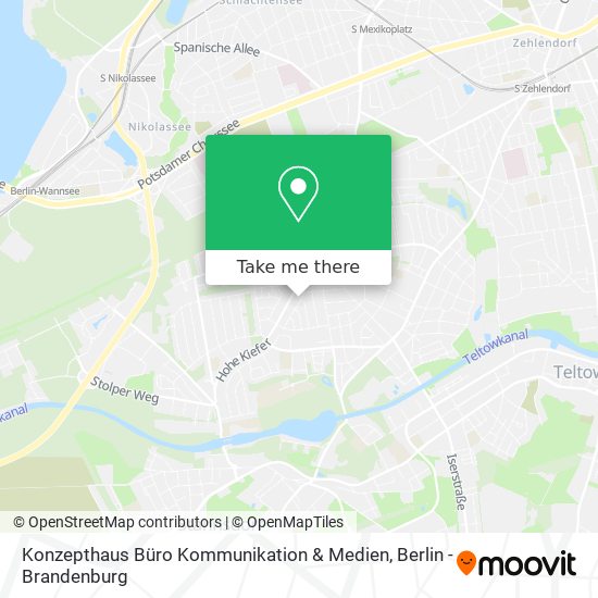 Konzepthaus Büro Kommunikation & Medien map