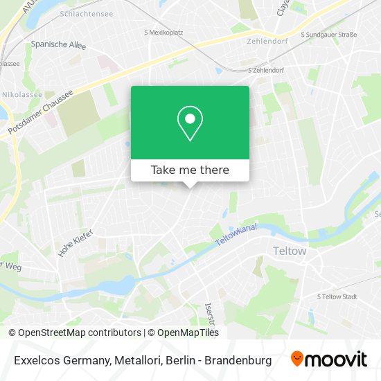 Exxelcos Germany, Metallori map