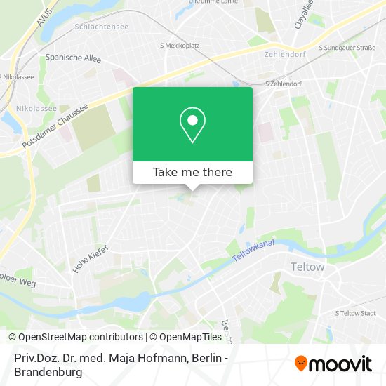 Priv.Doz. Dr. med. Maja Hofmann map